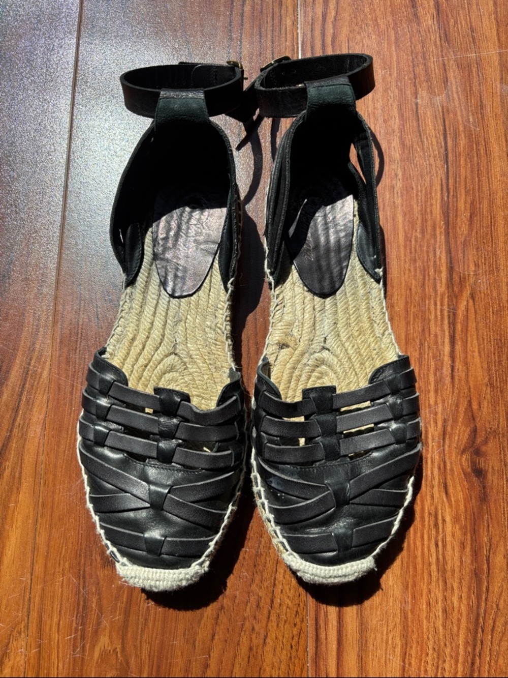 Delman Paley Leather Espadrilles